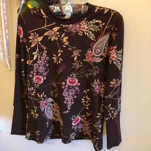Sundance floral thermal top